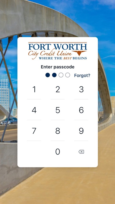Fort Worth City Credit Union Screenshot