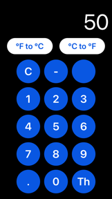 Fahrenheit Celsius Calculator screenshot