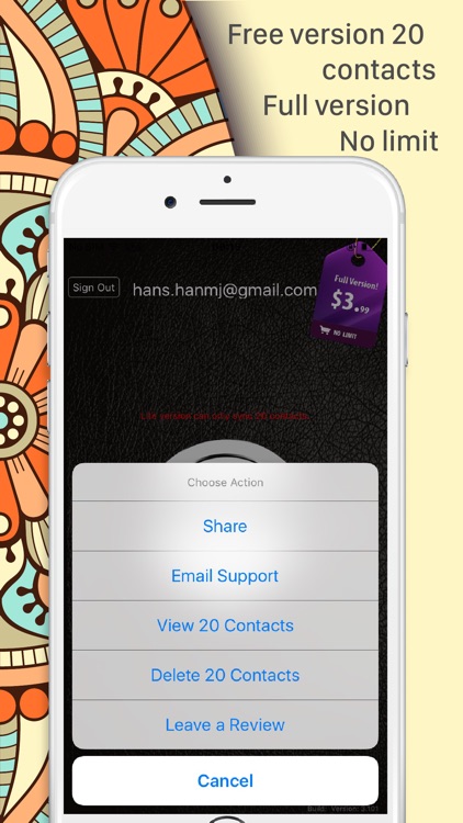 Fast Sync for Gmail Contacts Lite screenshot-3