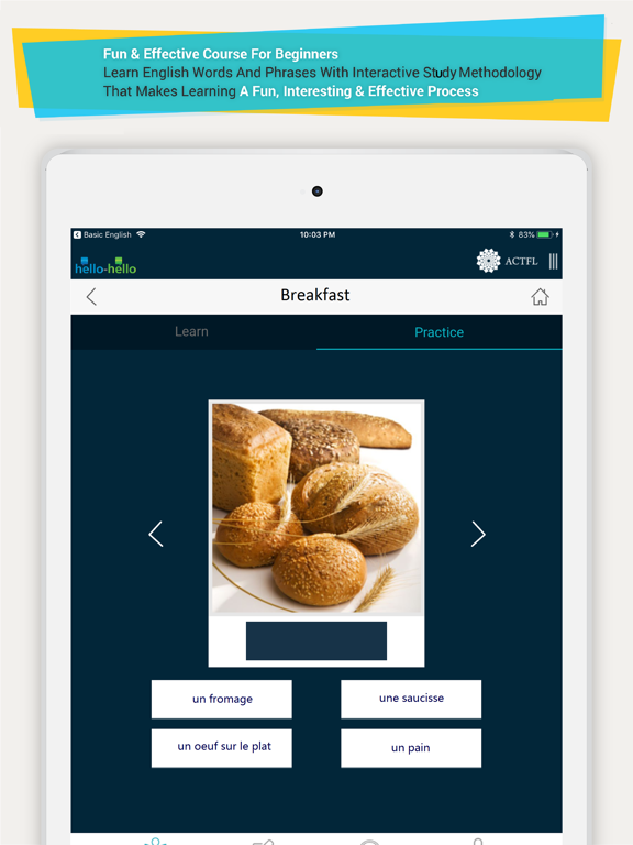 Screenshot #5 pour Apprendre le Français Vocab HH