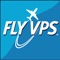 FlyVPS Airport's Official App featuring real-time arrival and departure information