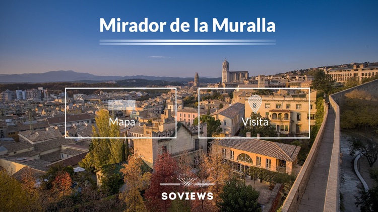 Lookout of the walls of Girona