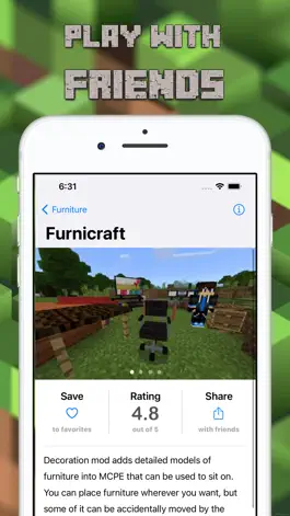 Game screenshot Карты и моды для Minecraft PE hack
