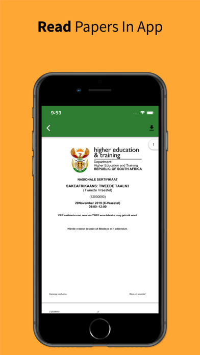 TVET Exam Papers NATED Screenshot