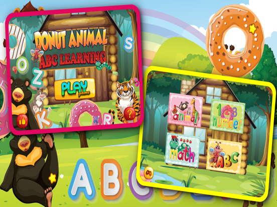 Screenshot #4 pour Donut Abc Apprendre Animaux Et Lettres Jeu