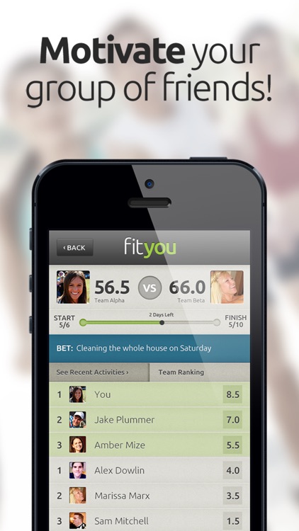 FitYou - Fitness Game and Activity Tracker