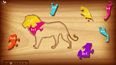 1 + 2 = 3 Jungle Puzzle Screenshot