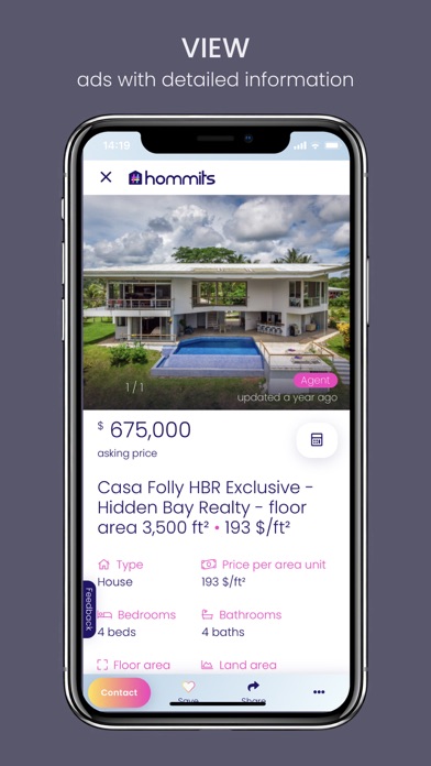 HOMMITS Buy/Sell & Rent Estate Screenshot