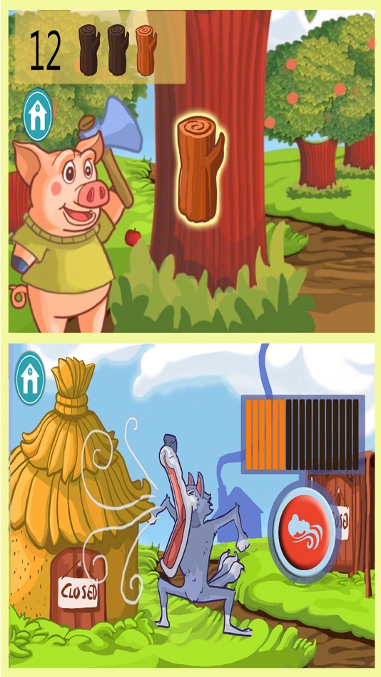 #4. Interactive three little pigs (iOS) 由: Intelectiva