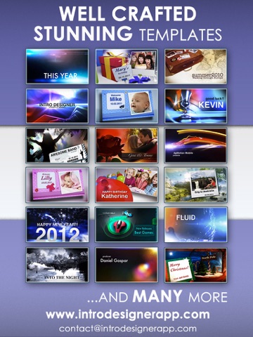 Screenshot #6 pour Intro Designer for iMovie