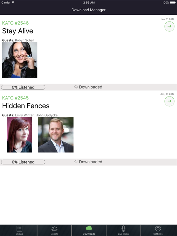 Keith and The Girl Comedy Talk Show and Podcast iPad screenshot 4 - Entertainment app