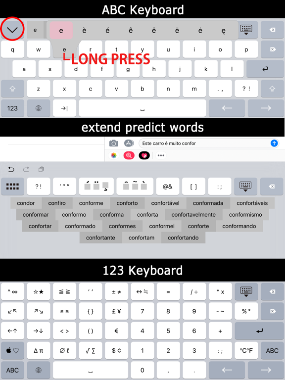 Screenshot #4 pour K4us Portuguese Keyboard