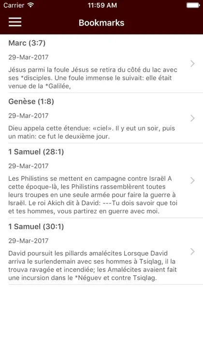La Bible du Semeur & Devotion screenshot 5 of 5