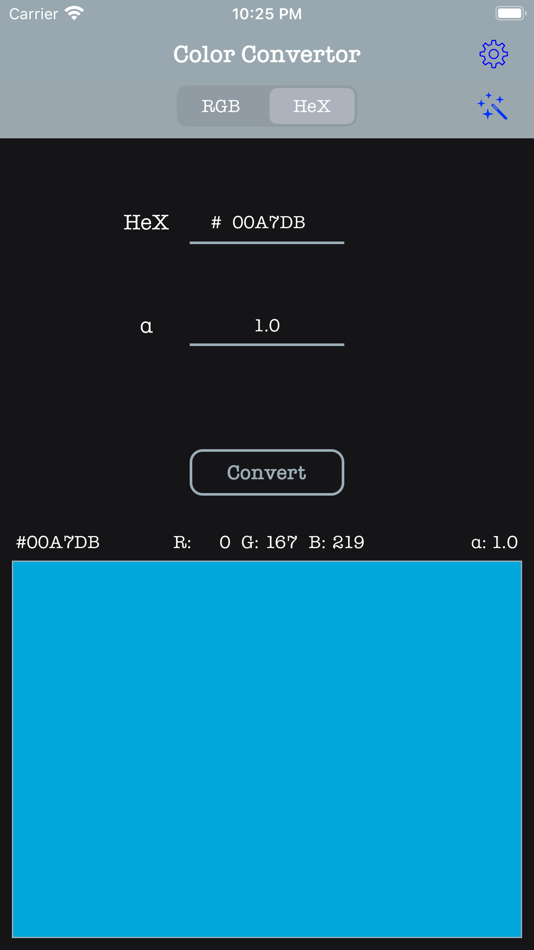 #5. Color Convertor (iOS) 由: Takuya Aso