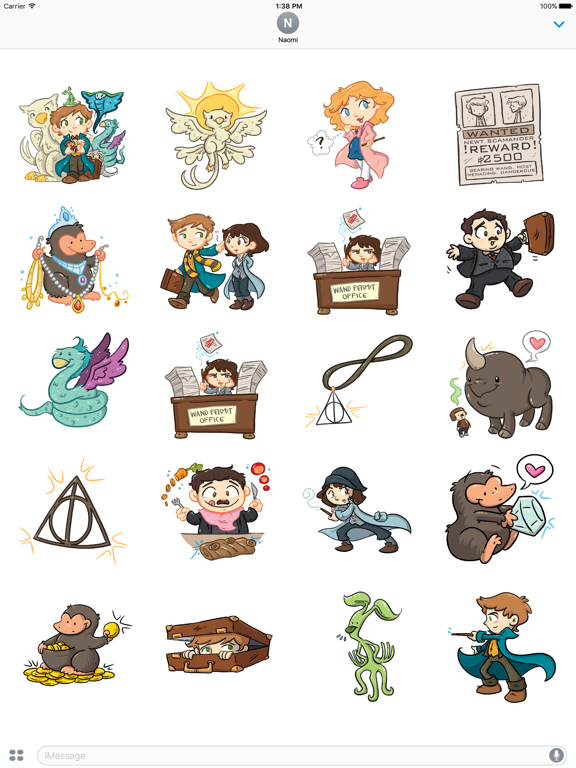 Screenshot #5 pour FANTASTIC BEASTS AND WHERE TO FIND THEM STICKERS