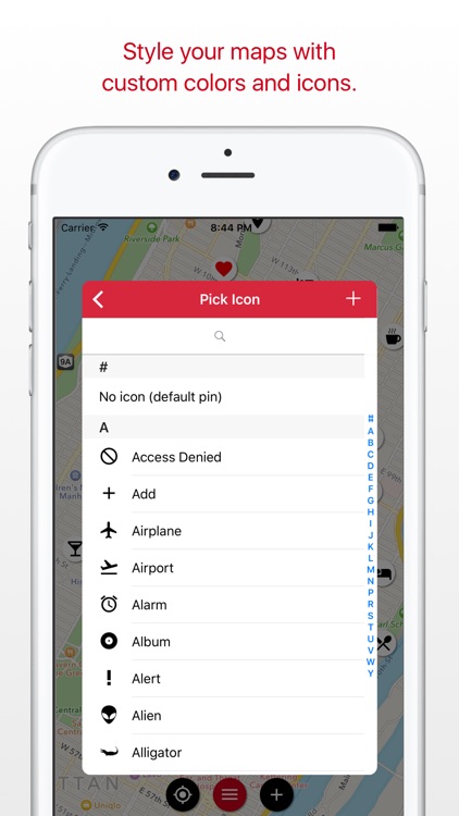 Pinny - Personal maps