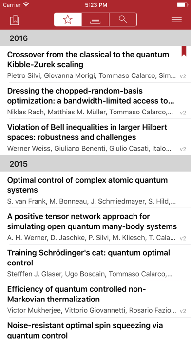 Arx - the arXiv reader Screenshot