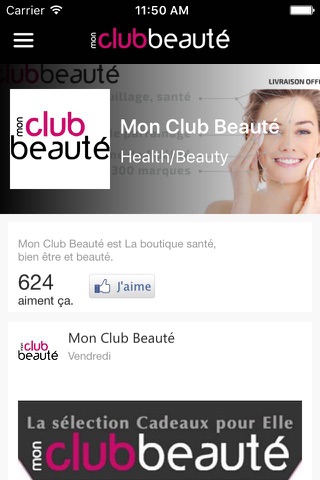 MonClubBeauté : le shop beauté screenshot 2