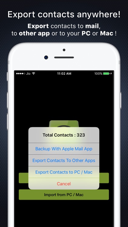 Super Backup: Import / Export All Contacts from PC