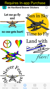 DHC-2 Beaver Sticker App screenshot