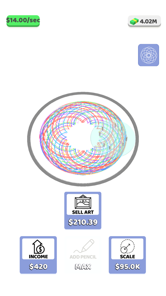 #8. Spiro Art ASMR (iOS) 由: Rollic Games