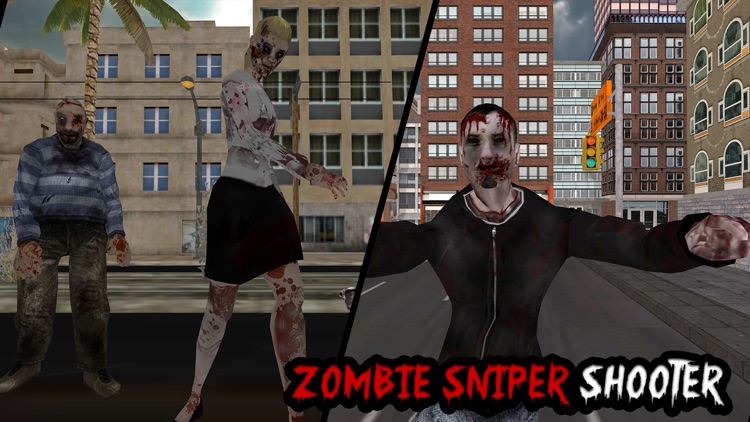 Real Zombie Sniper 3D Shooter : Contract Killer