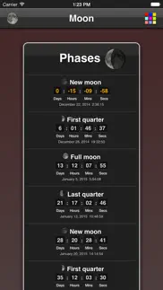 moon phases iphone screenshot 1