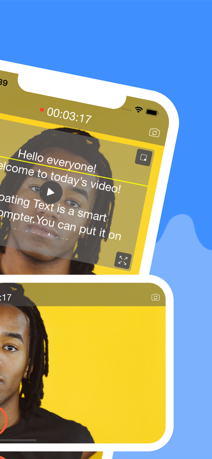 Teleprompter - Floating Text