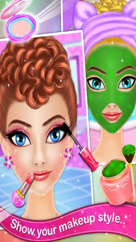 Game screenshot Princess Face Paint - Girls games for kids hack