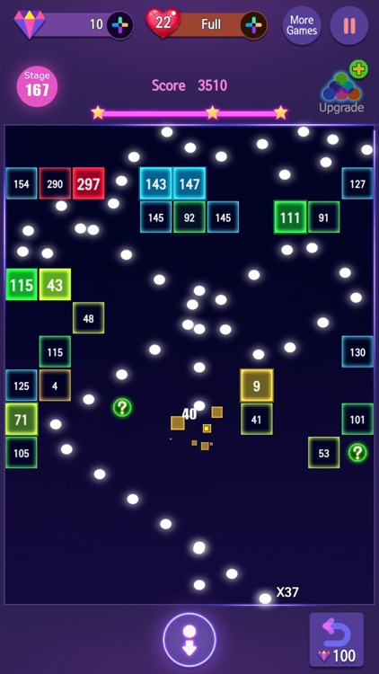 Neon Bricks Master screenshot-0