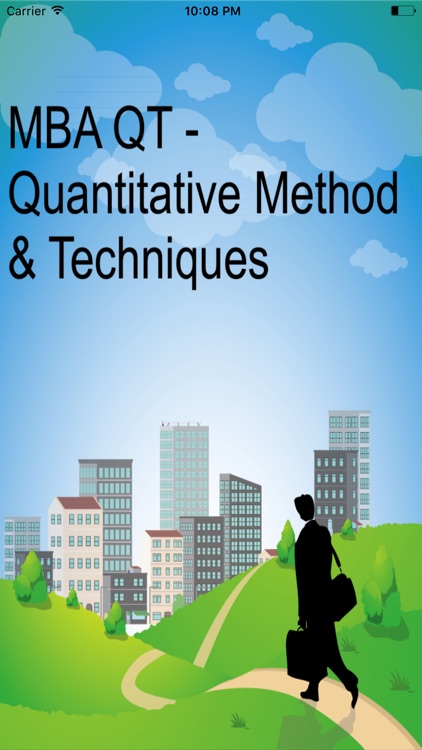 MBA QT - Quantitative Method & Techniques