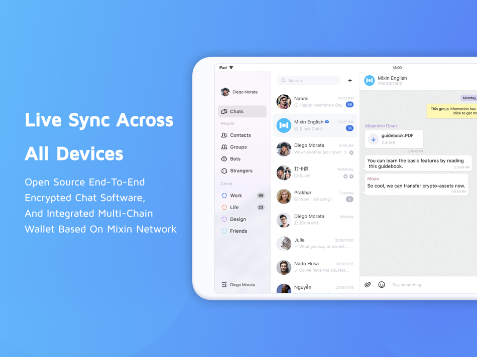 #2. Mixin Messenger+ (macOS) 由: Mixin Ltd