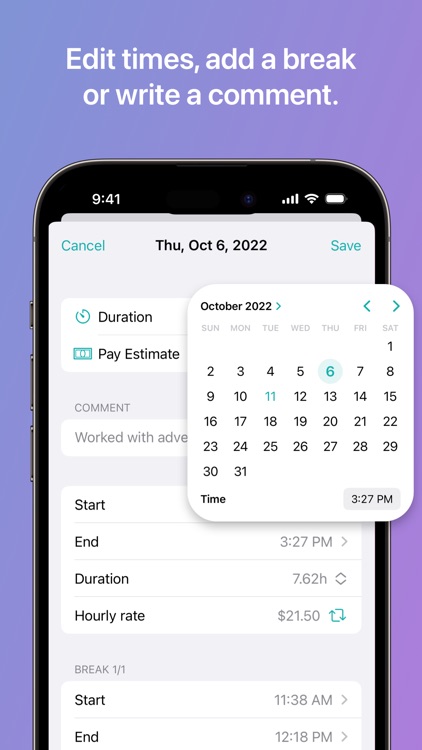 Logger - Time Clock Hours Log screenshot-4