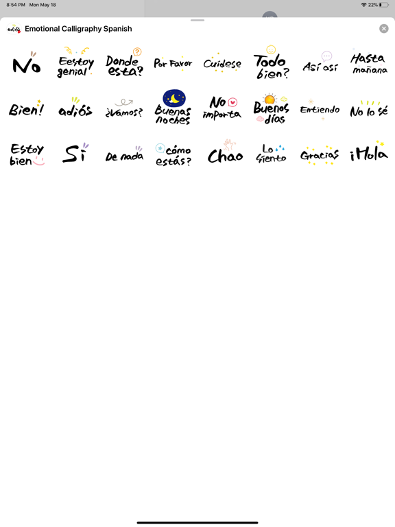 Screenshot #6 pour Emotional Calligraphy Spanish