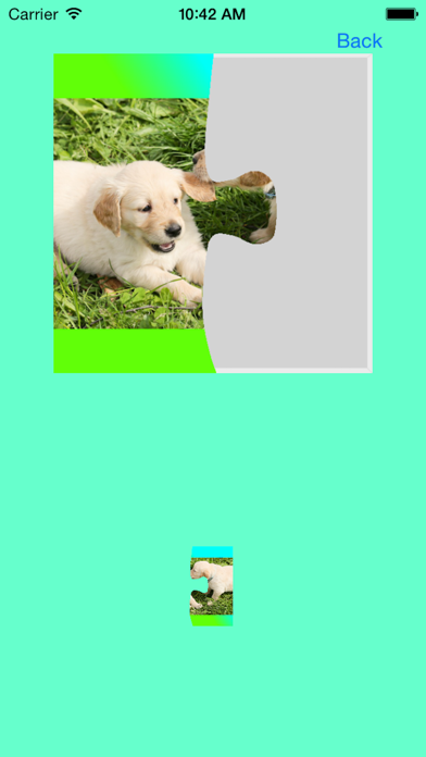 Screenshot #2 pour Puppies (Baby Dogs) Jigsaw Puzzles