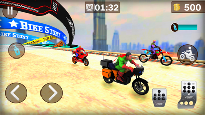 Superhero Bike Stunt Racing 3D Screenshot