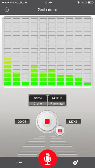 Captura de pantalla de Grabadora De Voz - Grabadora De Voz Para en iPhone 2