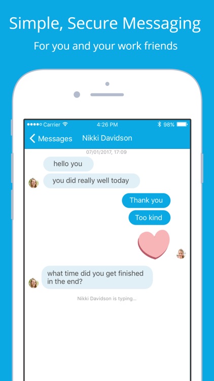 mediBuzz – messaging app