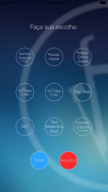 PolCalc - Avaliação de parâmetros corporais