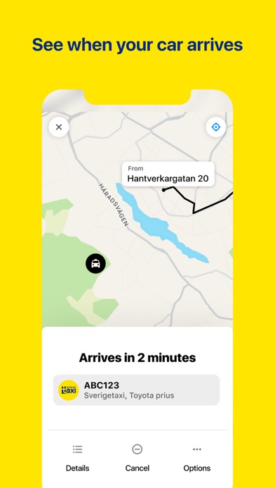 Sverigetaxi screenshot 3