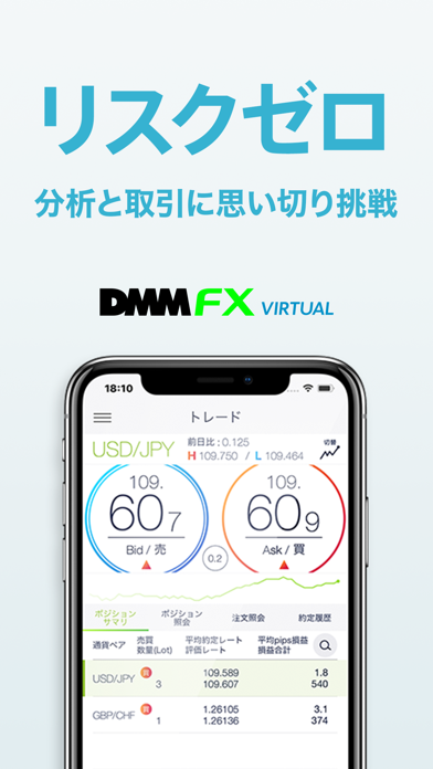 DMM FX バーチャル - 初心者向け FX デモアプリのおすすめ画像3