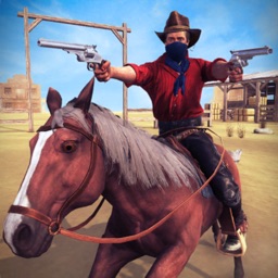 Pistolero sauvage de cow-boy