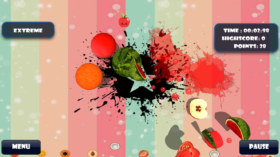 #5. Fruits Cutting Splash 2D (iOS) 由: Napaphorn Tibyakad