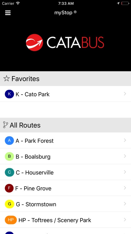 myStop Mobile