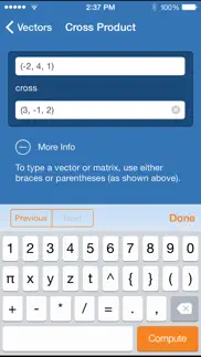 wolfram linear algebra course assistant iphone screenshot 2