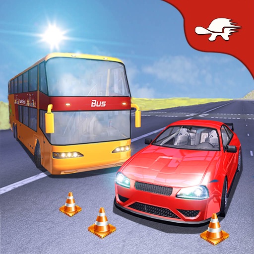 Включи машина автобус. Игра на которой изображен автобус и машина. Driving School игра иконка. Фольтсфаген машина автобус.