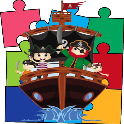 Fun Pirates Jigsaw Puzzles Educational Kids Games iOS App