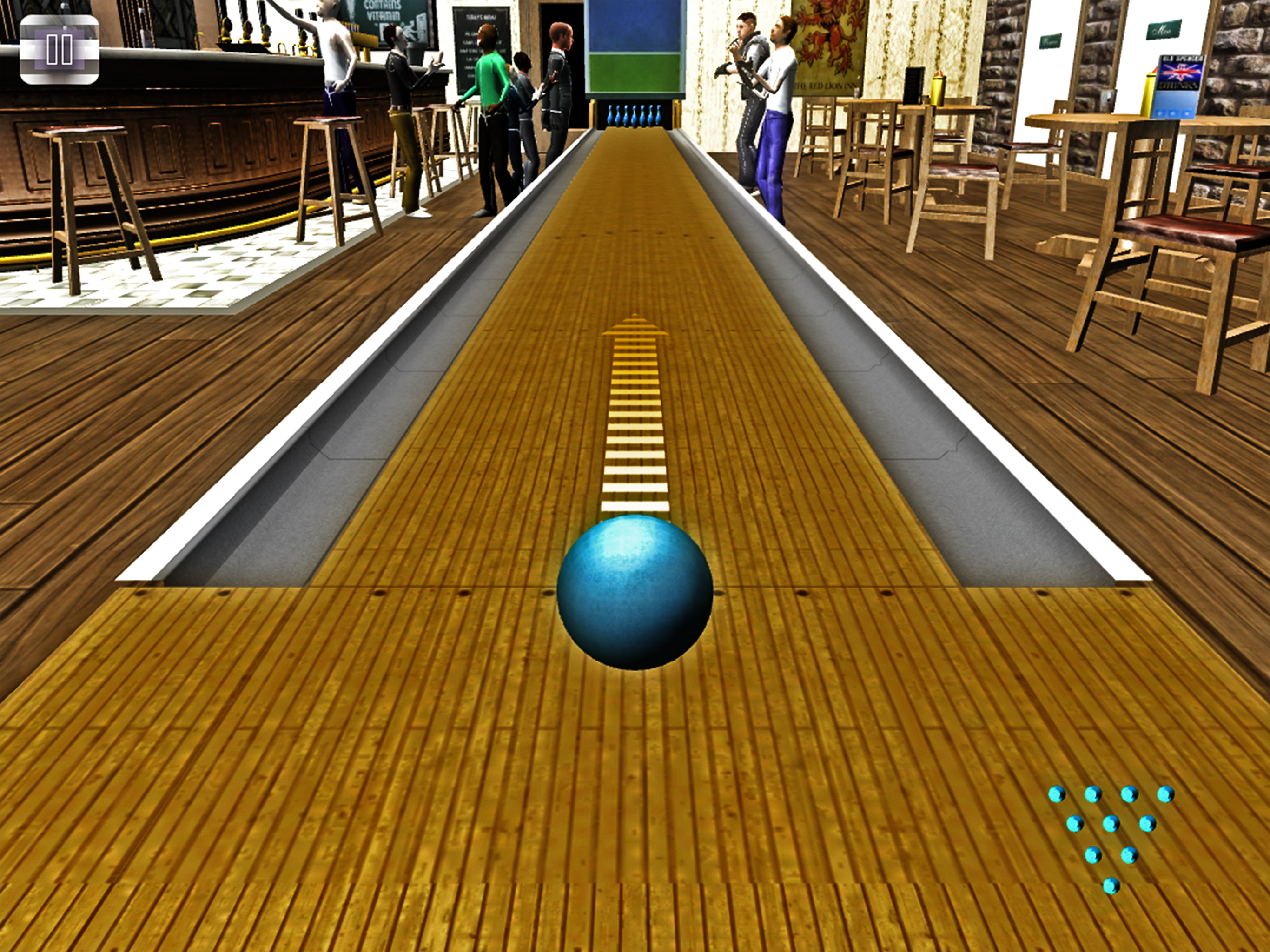 Real Bowling In Club-10 pen Shuffle screenshot 6