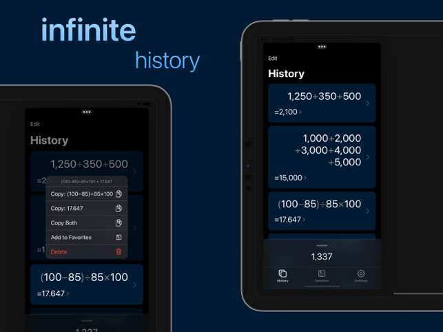 next.calc: a modern calculator Screenshot