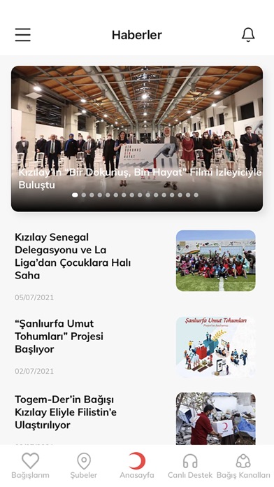 Türk Kızılay Mobil Screenshot
